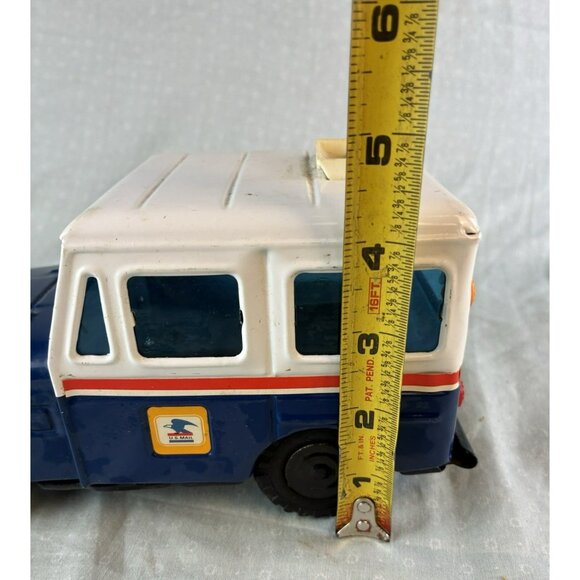 VTG 1970s USPS US Mail Postal Metal Jeep Coin Bank, Western Stamping Corp. Korea - Picture 2 of 9